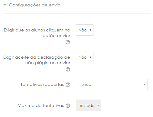 Adicionando tarefa - Configurações de envio.png